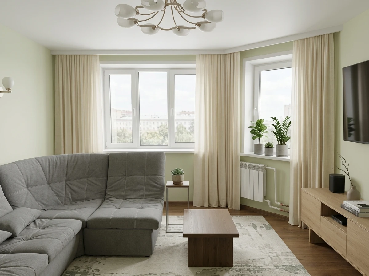 Дизайн гостиной в стиле Минимализм — фото интерьера от нейросети RoomGPT