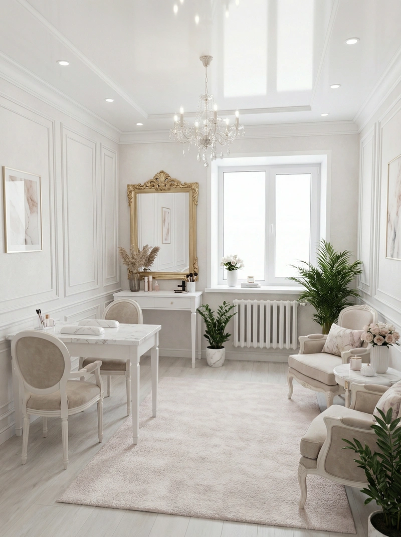 Дизайн интерьера в стиле Классика — Кабинет от нейросети RoomGPT