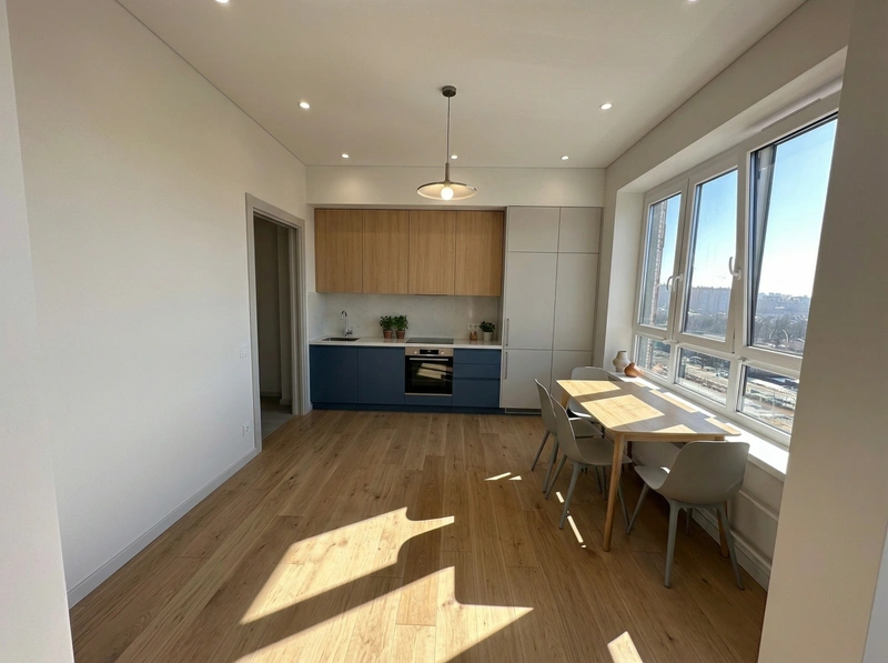 Дизайн кухни в стиле Без стиля — фото интерьера от нейросети RoomGPT