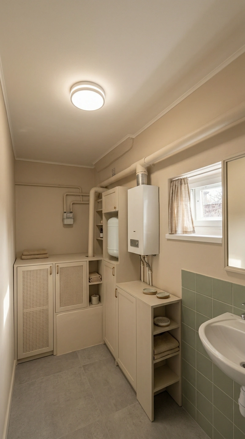 Дизайн ванной в стиле Без стиля — фото интерьера от нейросети RoomGPT