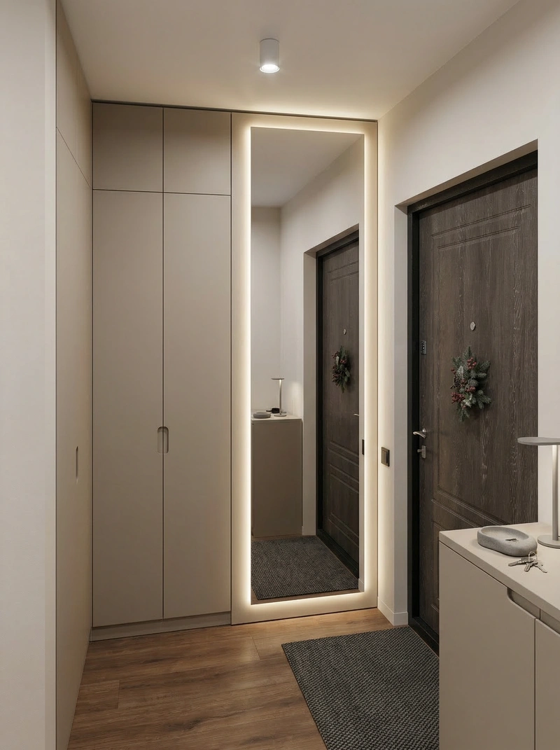 Дизайн интерьера в стиле Минимализм — Прихожая от нейросети RoomGPT