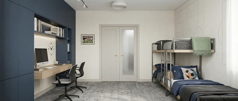 Дизайн детской в стиле Минимализм — фото интерьера от нейросети RoomGPT