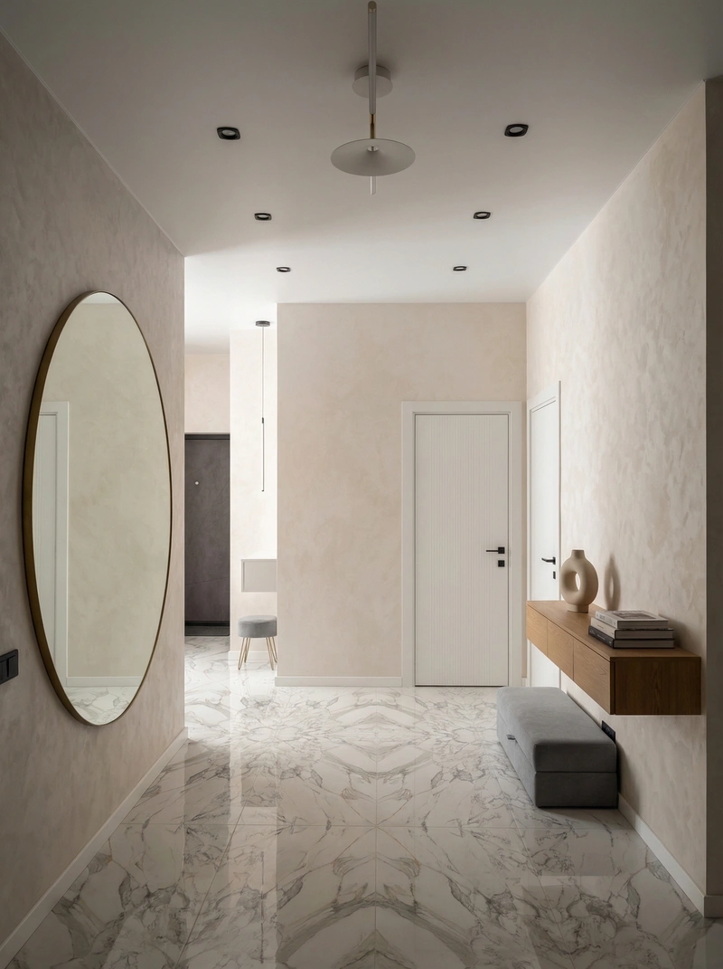 Дизайн интерьера в стиле Минимализм — Гостиная от нейросети RoomGPT