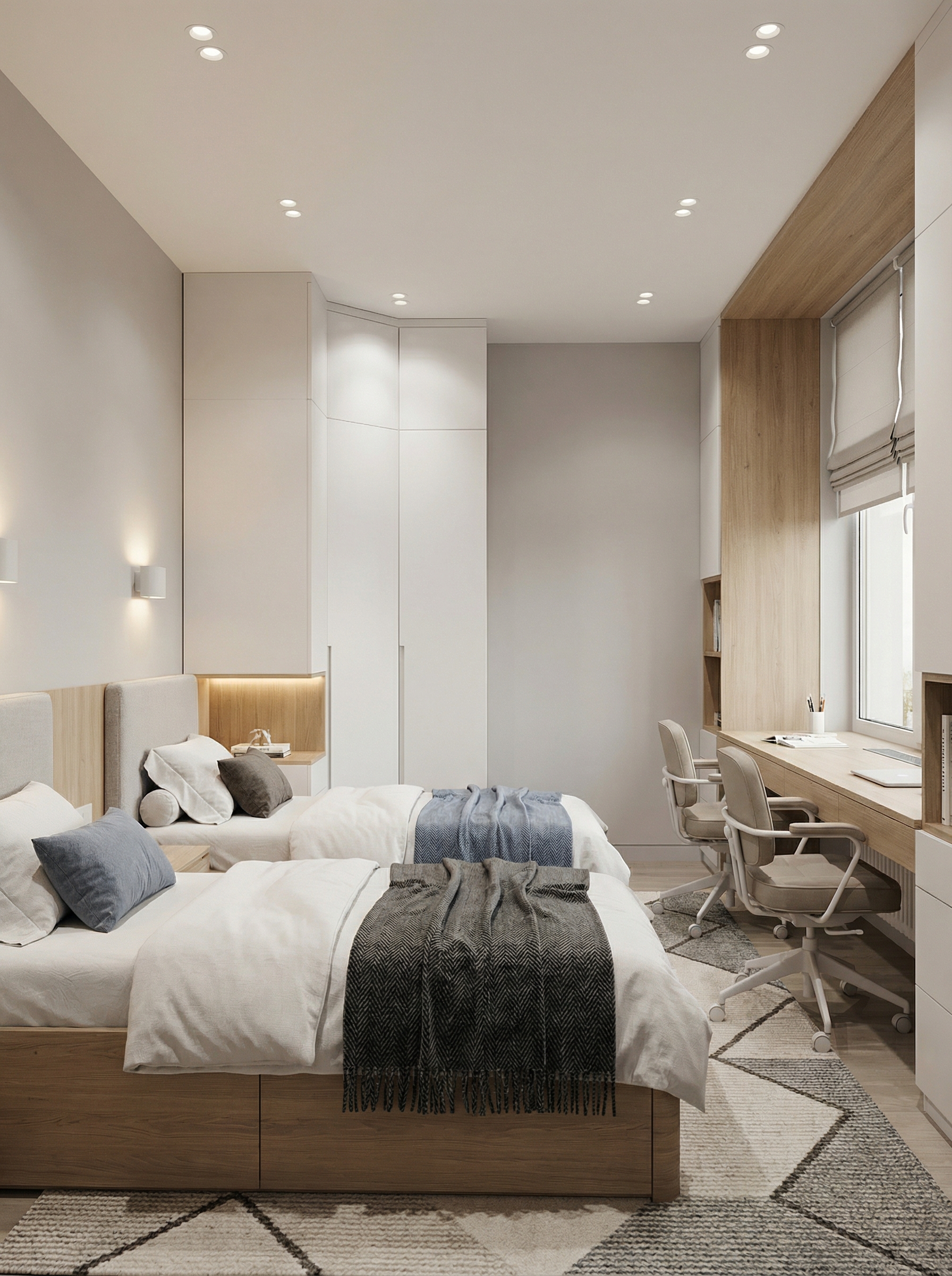 Дизайн детской в стиле Минимализм — фото интерьера от нейросети RoomGPT