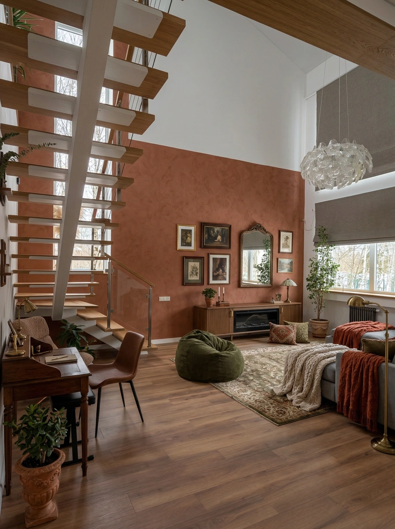 Дизайн интерьера в стиле Классика — Гостиная от нейросети RoomGPT