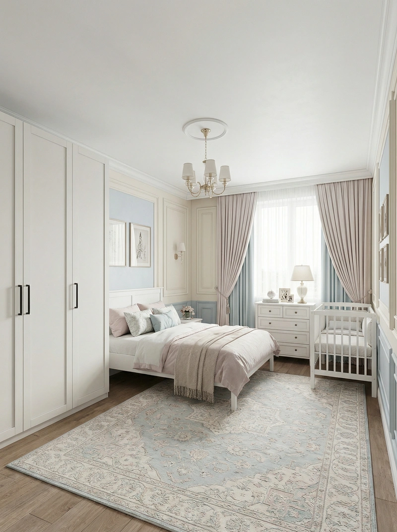 Дизайн интерьера в стиле Классика — Спальня от нейросети RoomGPT