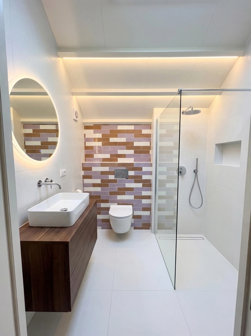 Дизайн ванной в стиле Минимализм — фото интерьера от нейросети RoomGPT