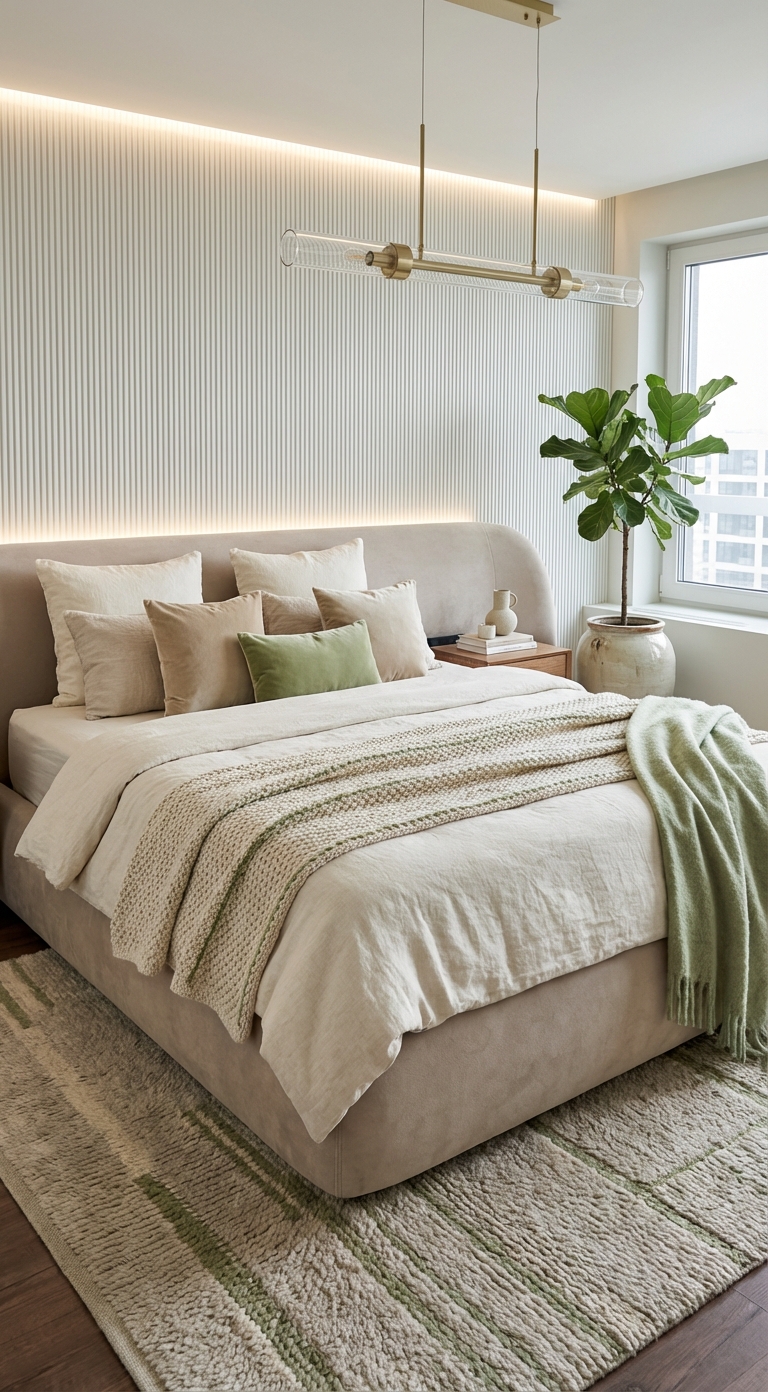 Дизайн спальни в стиле Минимализм — фото интерьера от нейросети RoomGPT