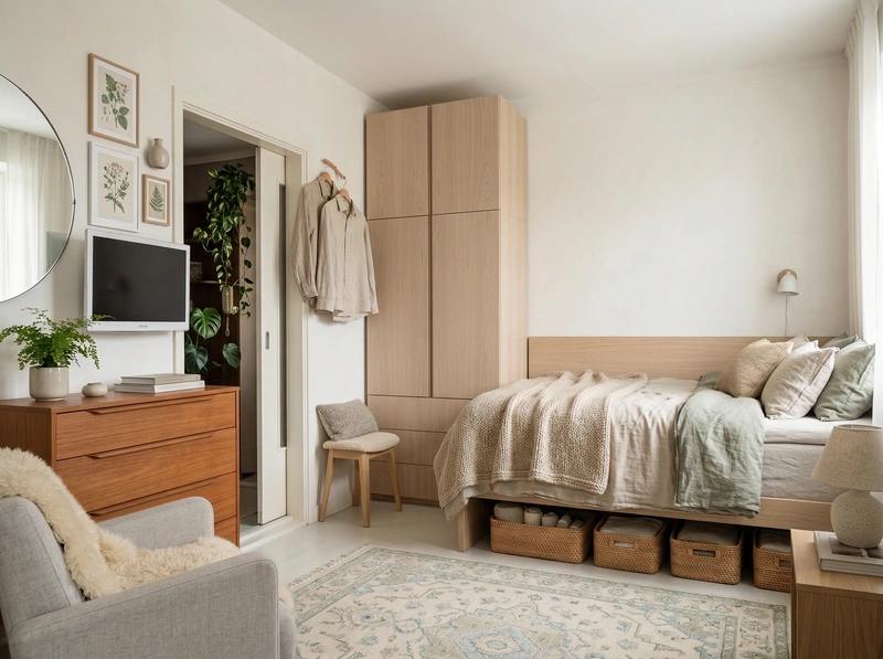 Дизайн интерьера в стиле Хюгге — Гостиная от нейросети RoomGPT