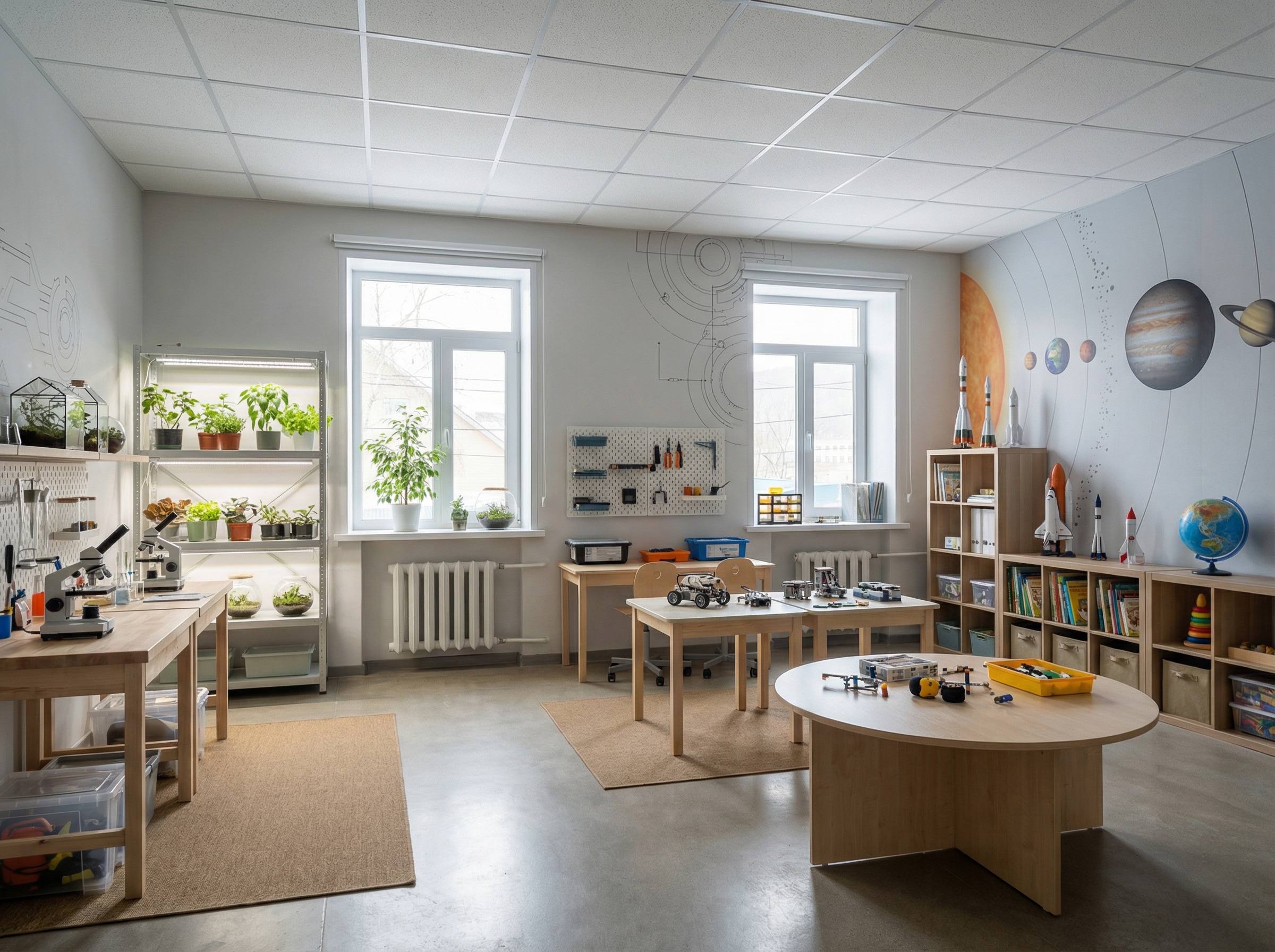 Дизайн детской в стиле Минимализм — фото интерьера от нейросети RoomGPT