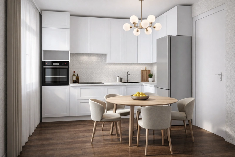 Дизайн кухни в стиле Минимализм — фото интерьера от нейросети RoomGPT