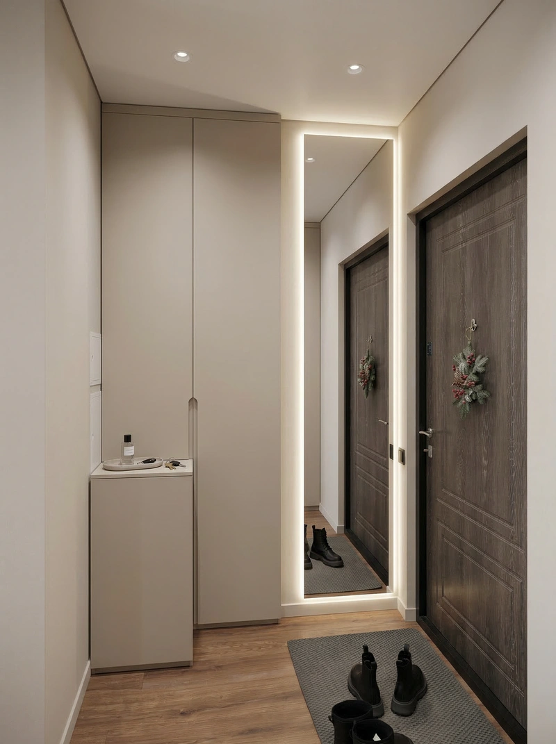 Дизайн интерьера в стиле Минимализм — Прихожая от нейросети RoomGPT