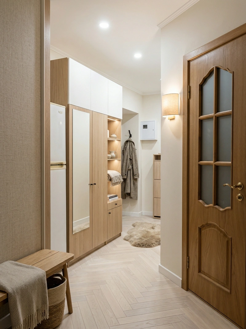 Дизайн гостиной в стиле Хюгге — фото интерьера от нейросети RoomGPT