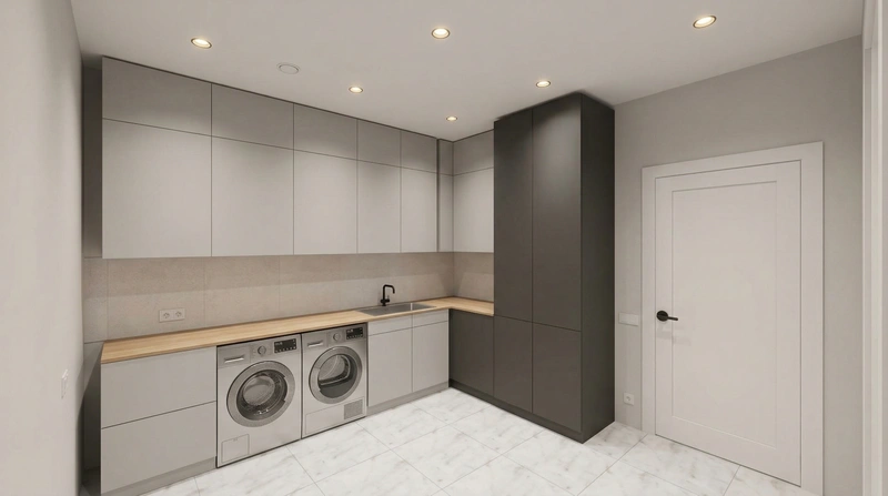 Дизайн ванной в стиле Минимализм — фото интерьера от нейросети RoomGPT