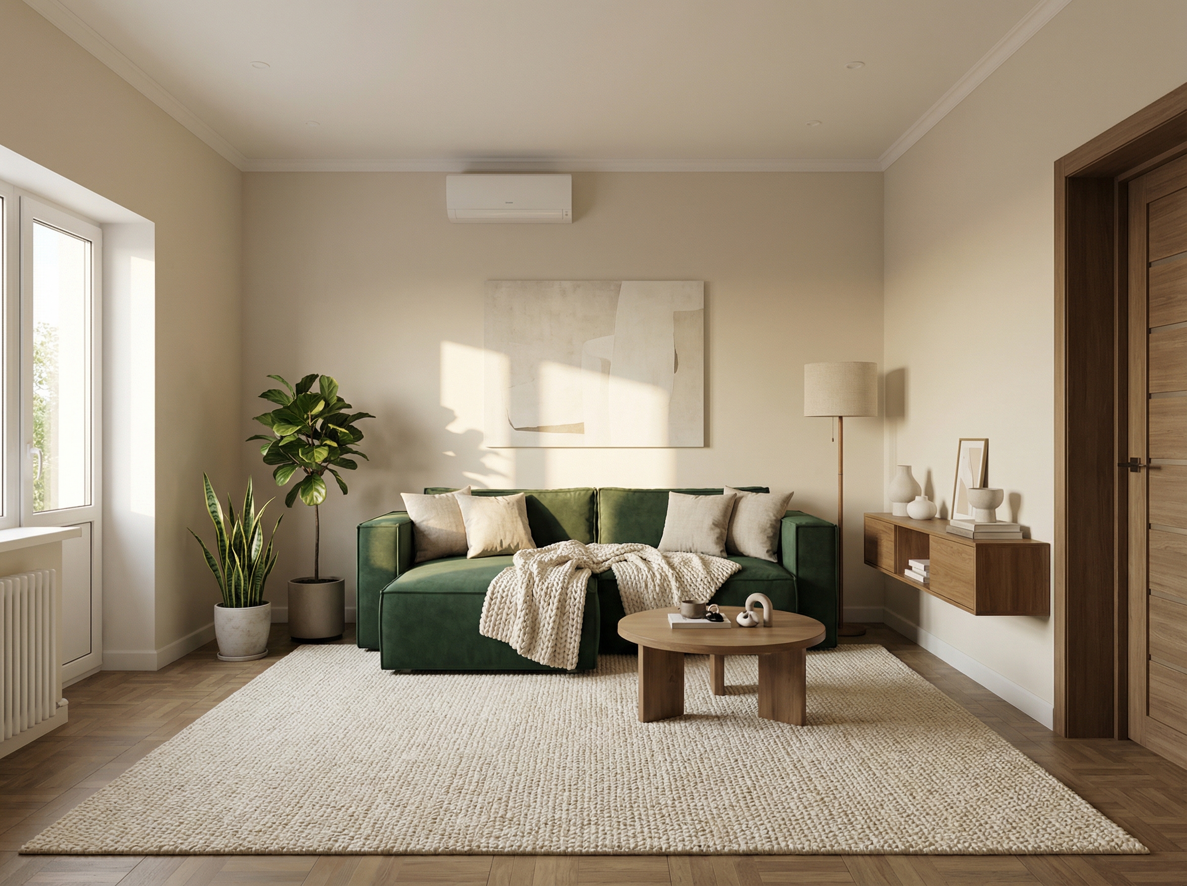 Дизайн гостиной в стиле Минимализм — фото интерьера от нейросети RoomGPT