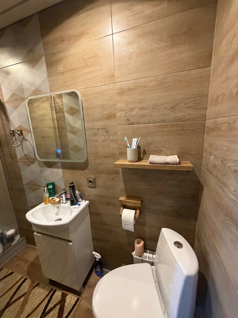 Дизайн ванной в стиле Без стиля — фото интерьера от нейросети RoomGPT