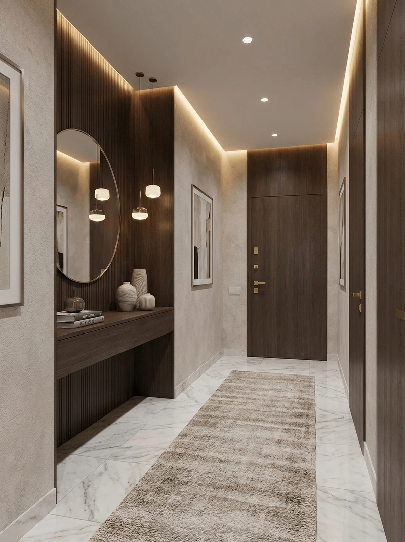 Дизайн интерьера в стиле Минимализм — Прихожая от нейросети RoomGPT