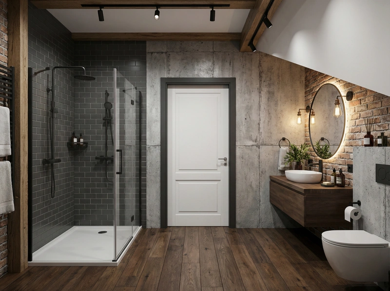 Дизайн гостиной в стиле Лофт — фото интерьера от нейросети RoomGPT