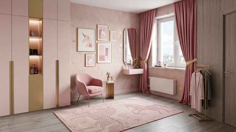 Дизайн интерьера в стиле Контемпорари — Спальня от нейросети RoomGPT