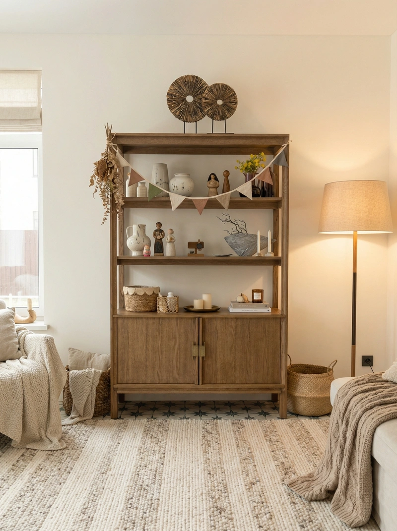 Дизайн интерьера в стиле Хюгге — Гостиная от нейросети RoomGPT