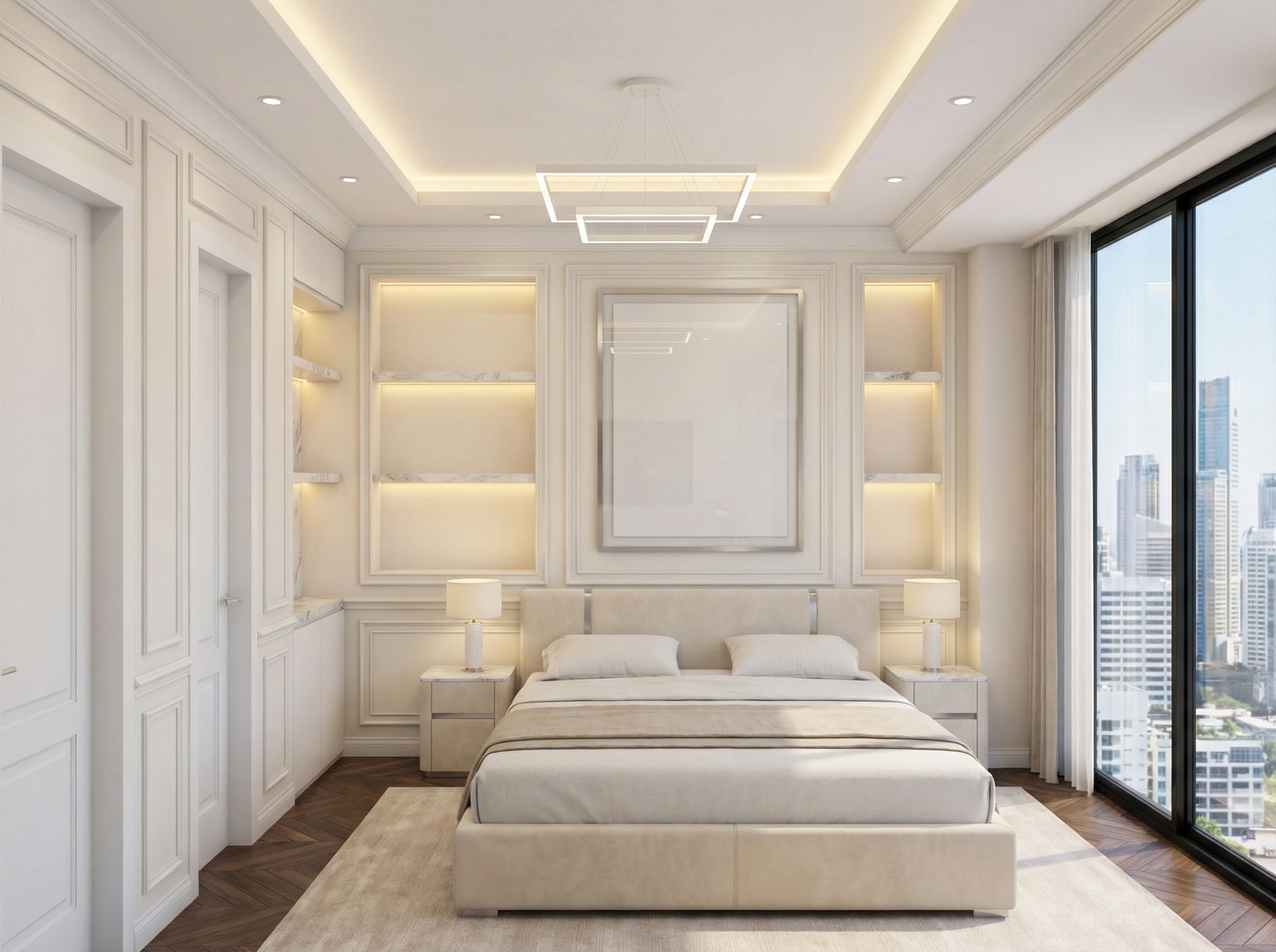 Дизайн гостиной в стиле Классика — фото интерьера от нейросети RoomGPT