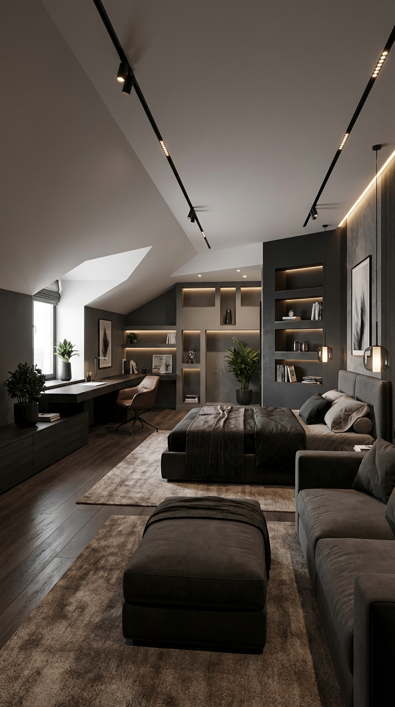 Дизайн спальни в стиле Минимализм — фото интерьера от нейросети RoomGPT