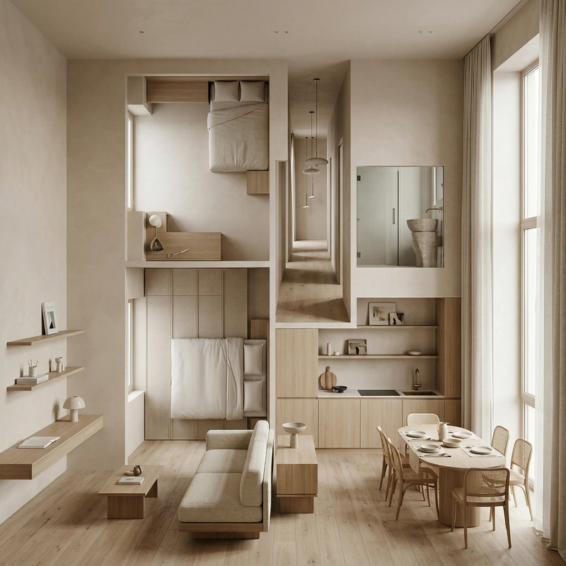 Дизайн детской в стиле Минимализм — фото интерьера от нейросети RoomGPT