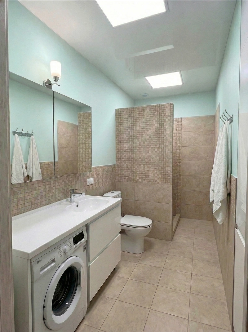 Дизайн ванной в стиле Без стиля — фото интерьера от нейросети RoomGPT