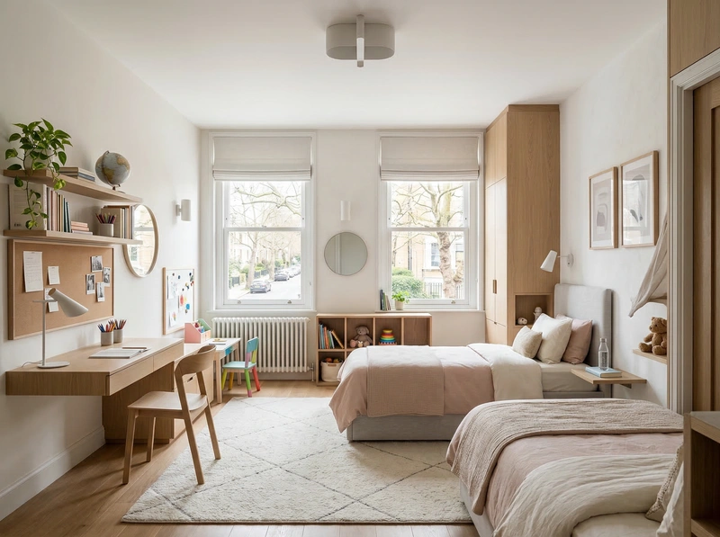 Дизайн интерьера в стиле Минимализм — Детская от нейросети RoomGPT