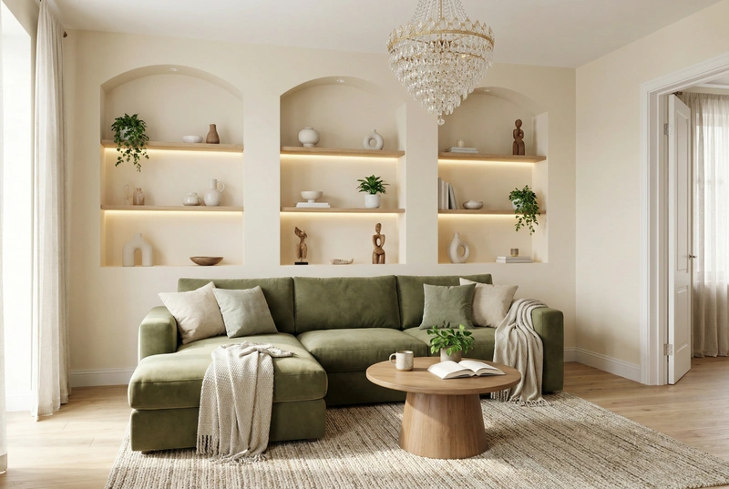 Дизайн интерьера в стиле Хюгге — Гостиная от нейросети RoomGPT