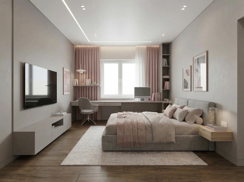 Дизайн интерьера в стиле Минимализм — Детская от нейросети RoomGPT