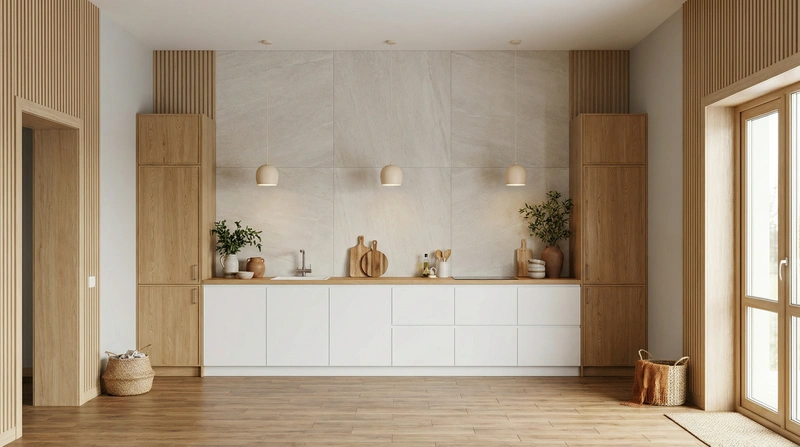 Дизайн интерьера в стиле Хюгге — Кухня от нейросети RoomGPT