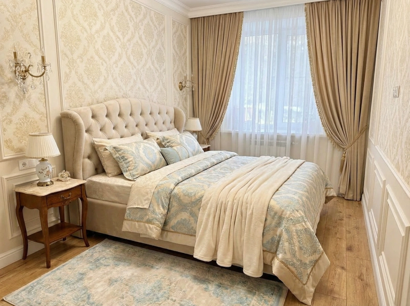 Дизайн интерьера в стиле Классика — Спальня от нейросети RoomGPT