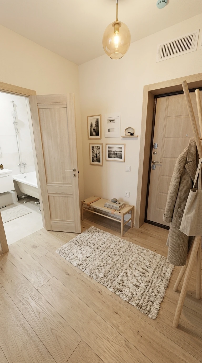 Дизайн прихожей в стиле Хюгге — фото интерьера от нейросети RoomGPT