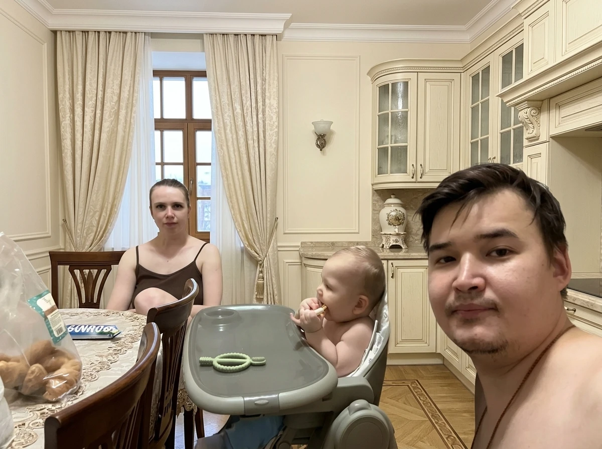 Дизайн кухни в стиле Классика — фото интерьера от нейросети RoomGPT