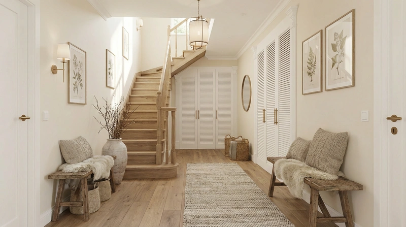 Дизайн интерьера в стиле Хюгге — Прихожая от нейросети RoomGPT