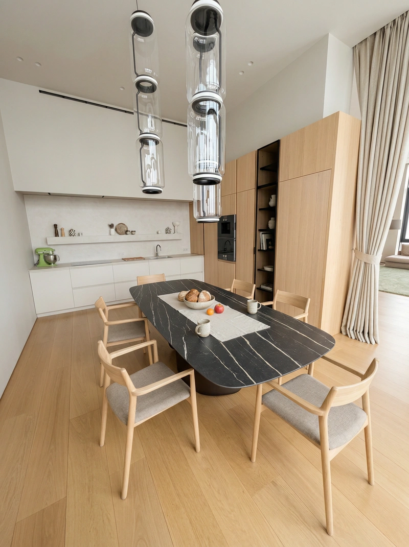 Дизайн интерьера в стиле Сканди — Гостиная от нейросети RoomGPT