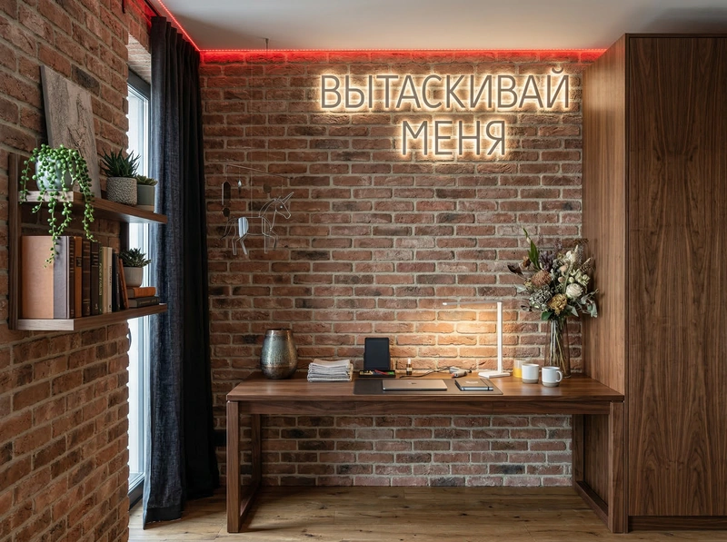 Дизайн спальни в стиле Лофт — фото интерьера от нейросети RoomGPT