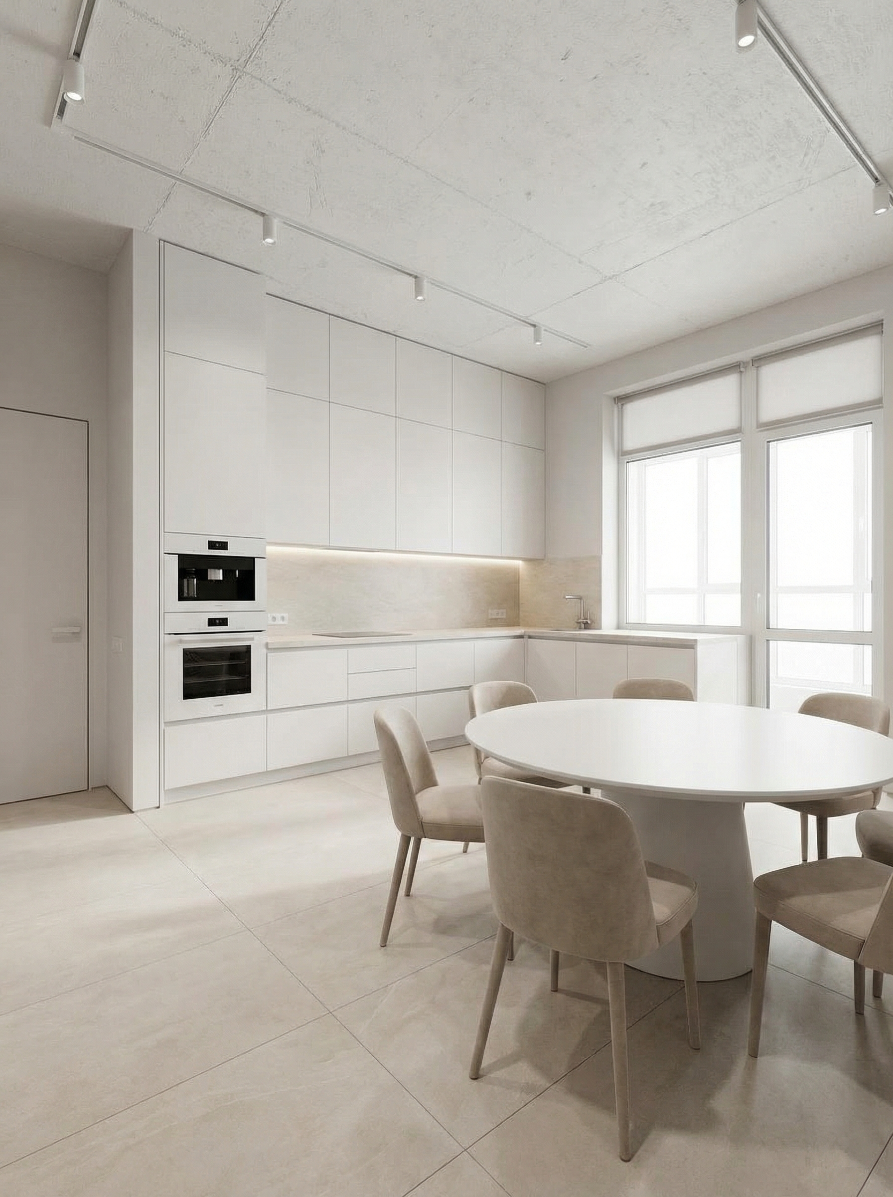 Дизайн кухни в стиле Минимализм — фото интерьера от нейросети RoomGPT