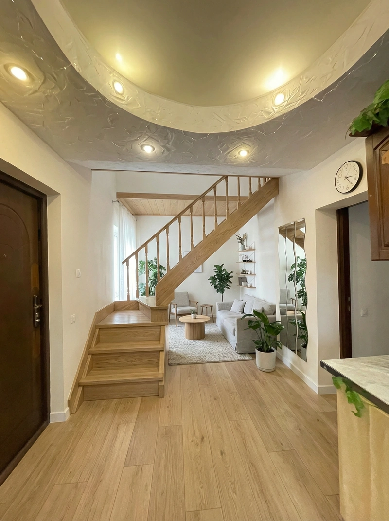 Дизайн интерьера в стиле Сканди — Гостиная от нейросети RoomGPT