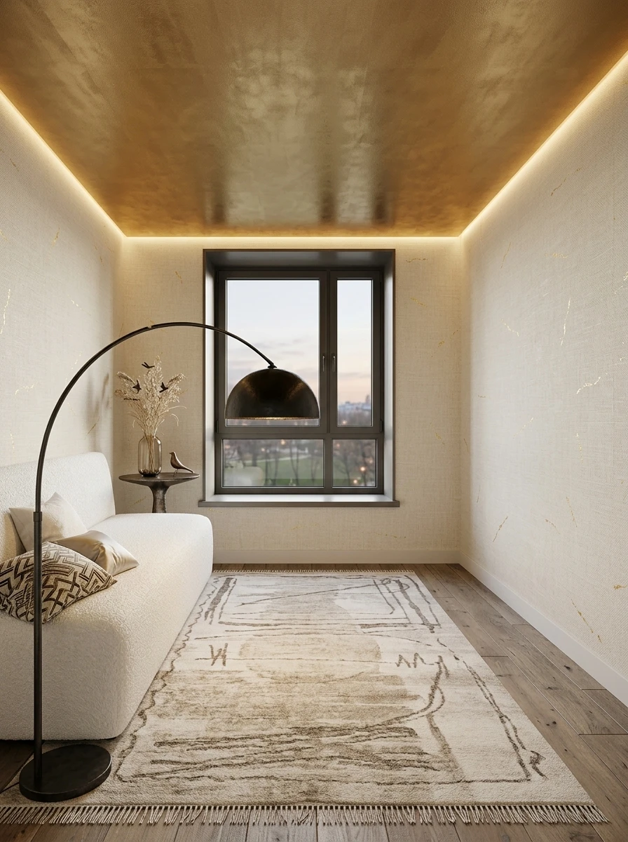 Дизайн гостиной в стиле Эклектика — фото интерьера от нейросети RoomGPT