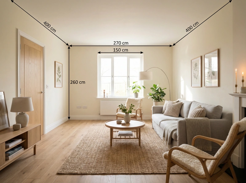 Дизайн интерьера в стиле Хюгге — Гостиная от нейросети RoomGPT