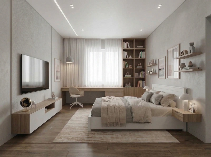 Дизайн детской в стиле Минимализм — фото интерьера от нейросети RoomGPT