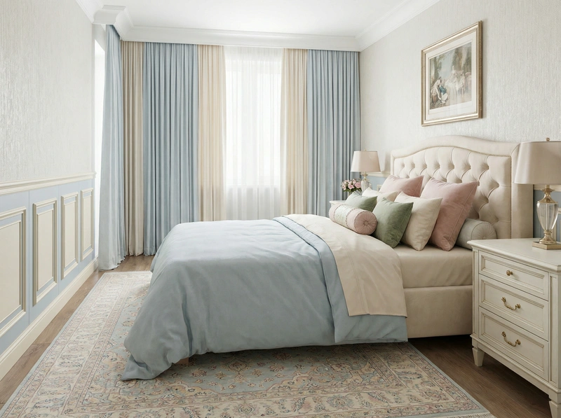 Дизайн интерьера в стиле Классика — Спальня от нейросети RoomGPT