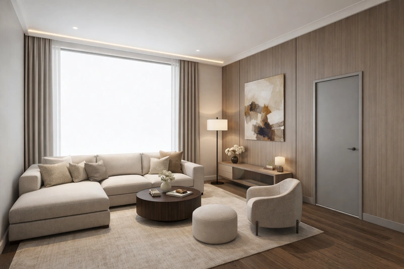 Дизайн кухни в стиле Контемпорари — фото интерьера от нейросети RoomGPT