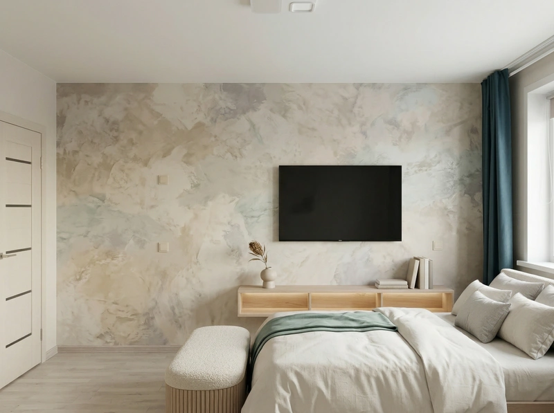 Дизайн спальни в стиле Минимализм — фото интерьера от нейросети RoomGPT