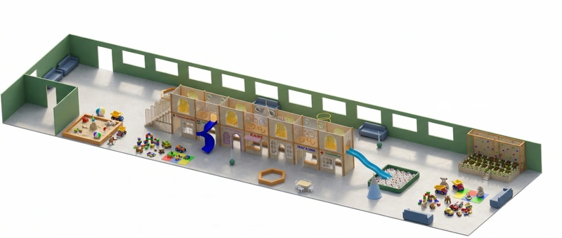 Дизайн детской в стиле Без стиля — фото интерьера от нейросети RoomGPT