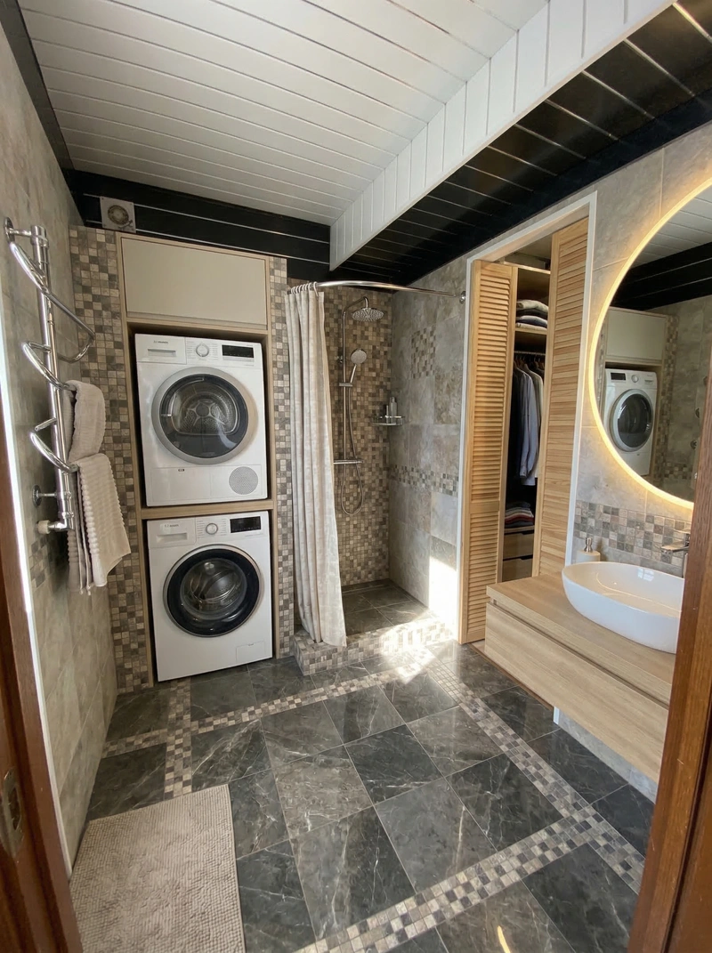 Дизайн ванной в стиле Без стиля — фото интерьера от нейросети RoomGPT