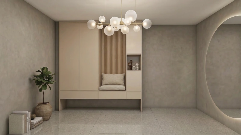 Дизайн интерьера в стиле Минимализм — Прихожая от нейросети RoomGPT