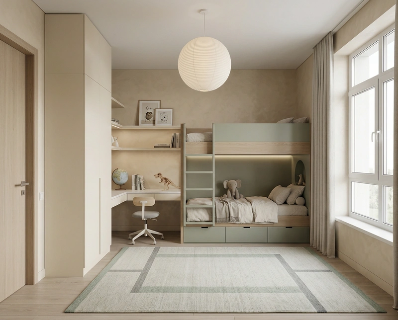 Дизайн спальни в стиле Минимализм — фото интерьера от нейросети RoomGPT